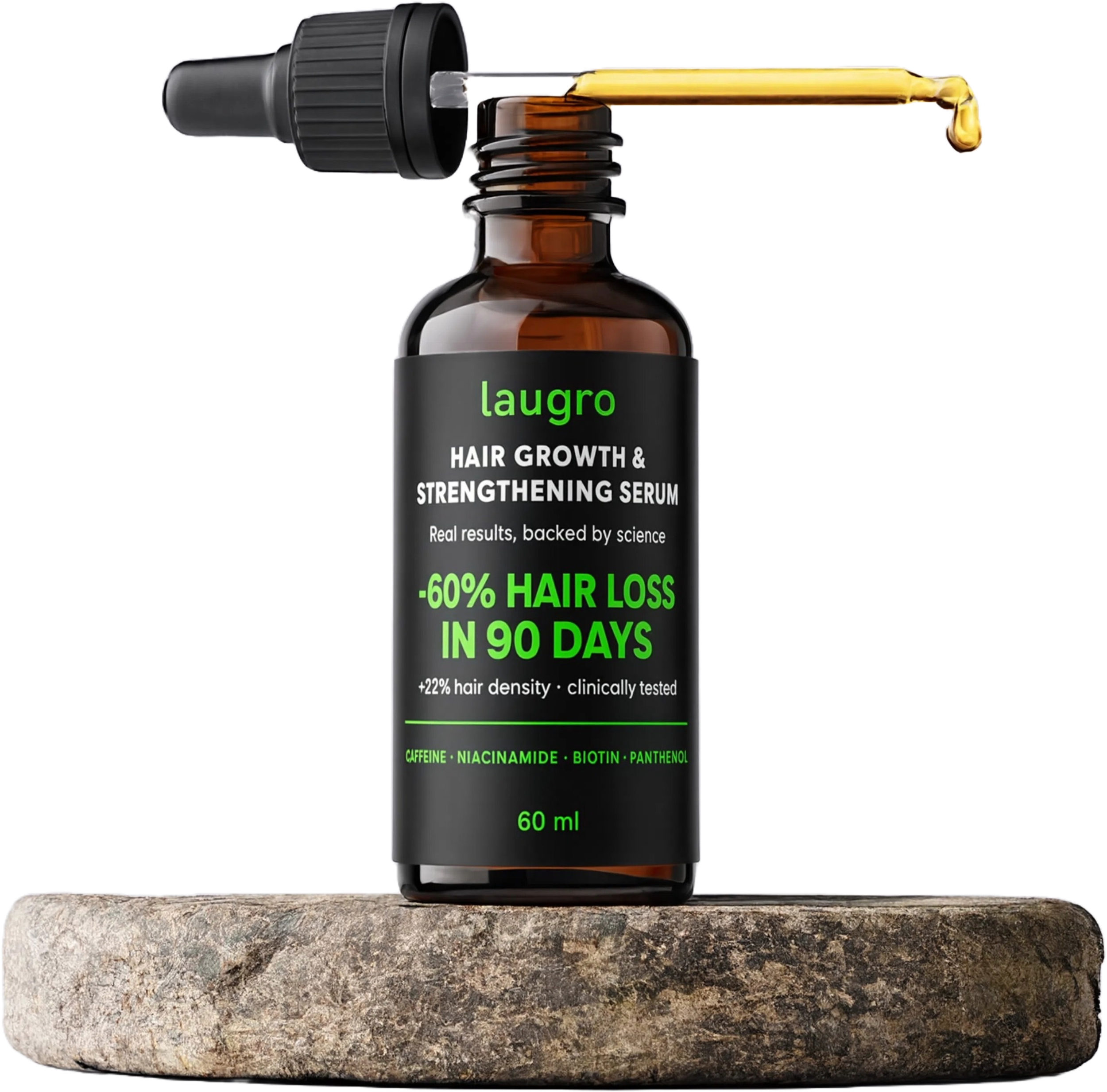 laugro serum on a stone